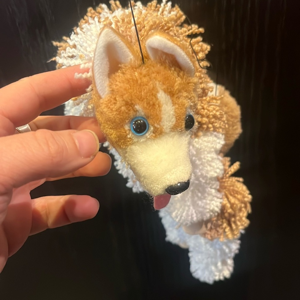 Cute dog puppet